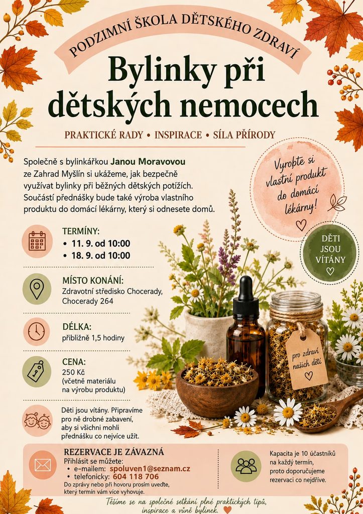 Bylinky pri detskych nemocech